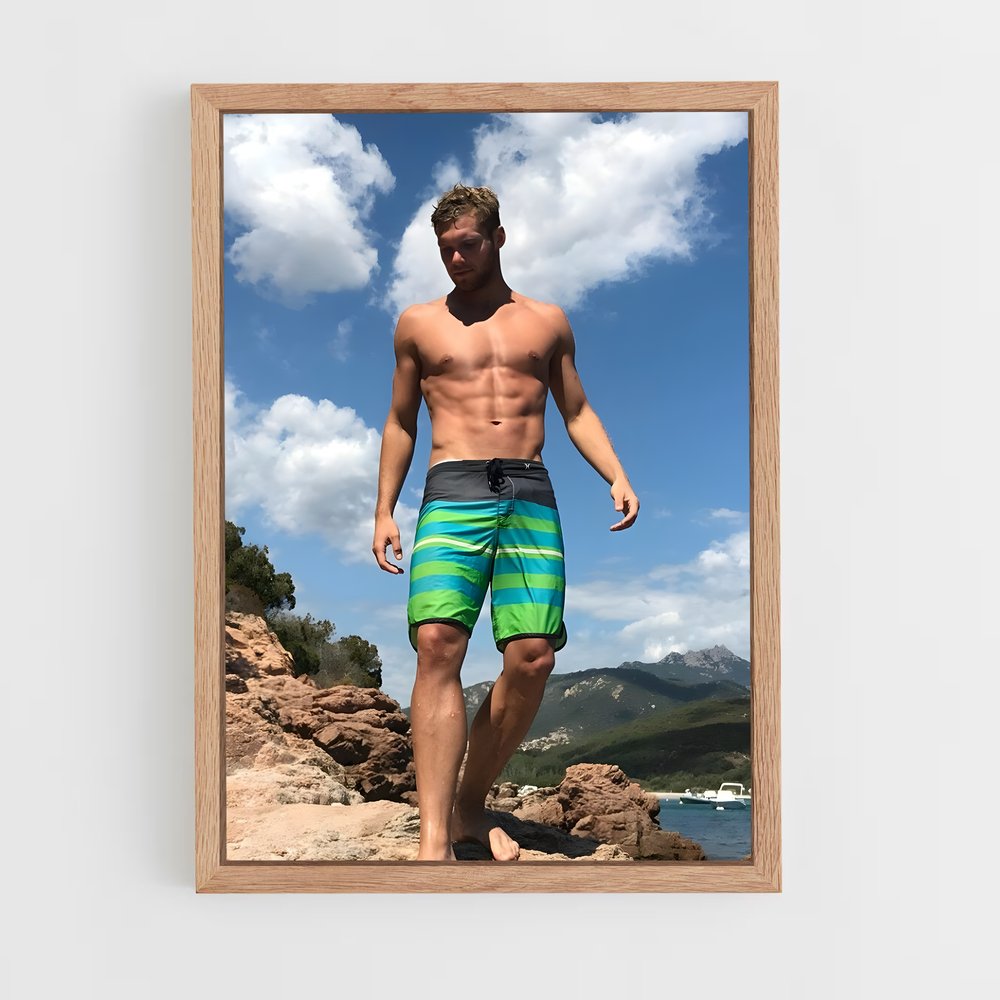 Poster Le Roi des Plages – affiche Athlétisme (vue 4)